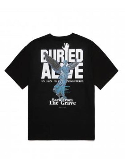 Angel Short Sleeve T-Shirt Black - BURIED ALIVE - BALAAN 2