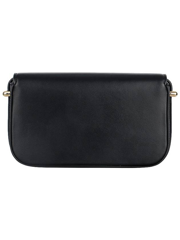 Leather Shoulder Bag Black - PRADA - BALAAN 6