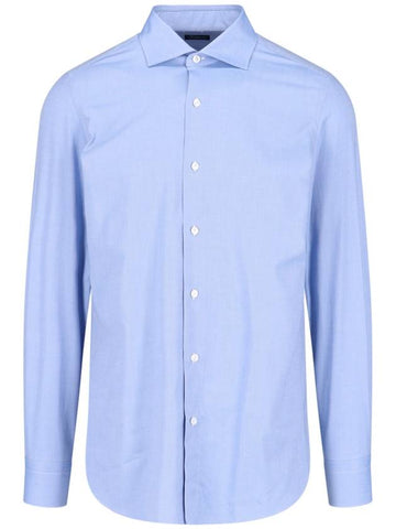 Finamore Shirts Blue - FINAMORE 1925 - BALAAN 1