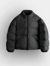 Signature puffer short padded jacket black - INDUST - BALAAN 7