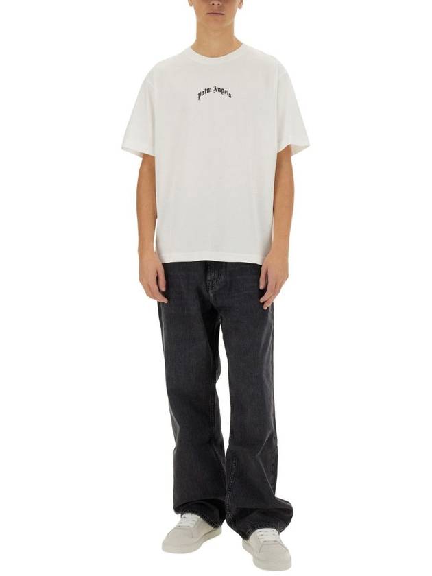 Palm Angels T-Shirt With Logo - PALM ANGELS - BALAAN 2