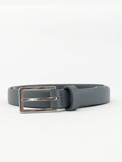 Men's French Leather Belt Gray - BOTTEGA VENETA - BALAAN 2