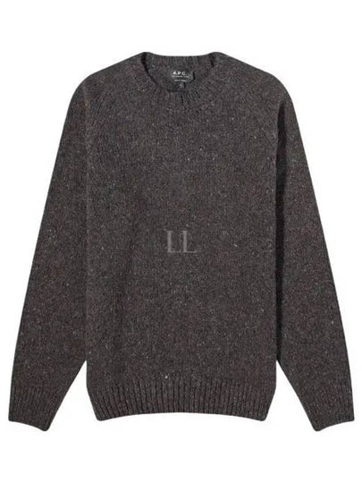 Harris Donegal Crewneck Knit Top Grey - A.P.C. - BALAAN 2