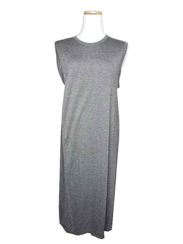 Melange gray tank top dress 55 - ALEXANDER WANG - BALAAN 1