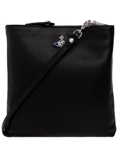 Square Logo Cross Bag Black - VIVIENNE WESTWOOD - BALAAN 1