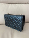 Trendy CC WOC Chain Bag Cross Bag Lambskin Black Gold A80982 - CHANEL - BALAAN 6