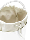 Round Bucket Bag White JSPO850287 WOB69111N 100 - JIL SANDER - BALAAN 4