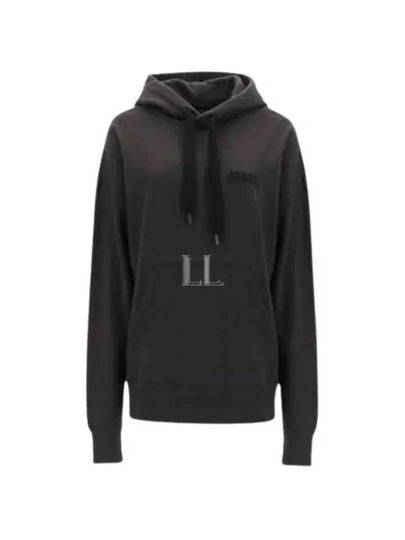 Isabel Marant Scott Logo Hoodie Top Fade Black - ISABEL MARANT - BALAAN 2