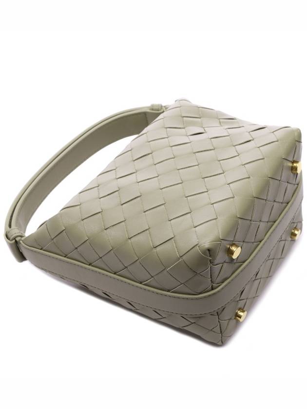 Candy Wallace Intrecciato Tote Bag Travertine - BOTTEGA VENETA - BALAAN 6