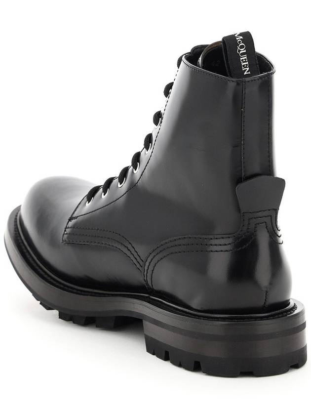 Wonder Lace-Up Combat Boots Black - ALEXANDER MCQUEEN - BALAAN 5