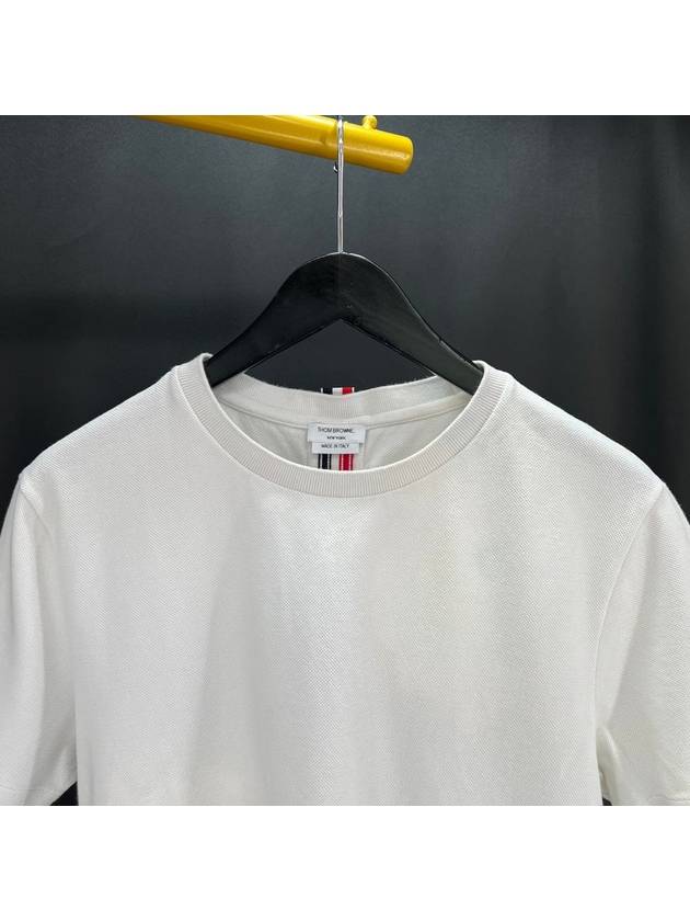 Baeksamseon short sleeve t shirt white size 3 - THOM BROWNE - BALAAN 4