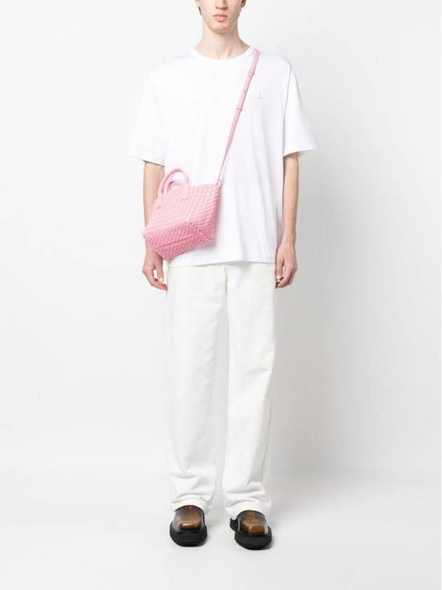 Logo Patch Cotton Short Sleeve T-Shirt White - ACNE STUDIOS - BALAAN 5