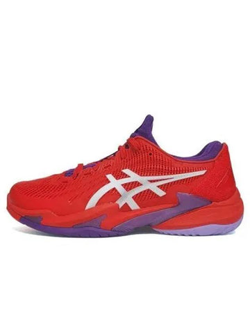 Court FF 3 Novak Low Top Sneakers Red - ASICS - BALAAN 1