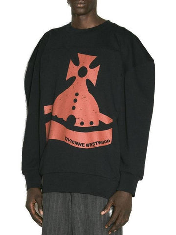 Sander Sweatshirt Black - VIVIENNE WESTWOOD - BALAAN 1