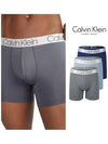 CK Men's Briefs Underwear Microfiber Chromatic Boxer Briefs Drawstring 3 Piece Set - CALVIN KLEIN - BALAAN 3