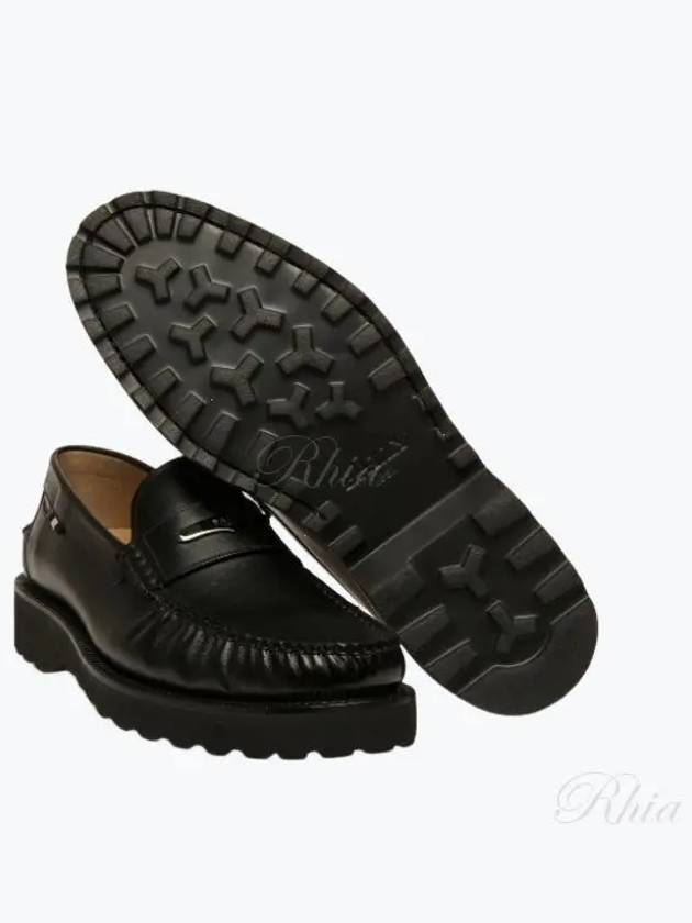 Nociel Leather Loafers Black - BALLY - BALAAN 2