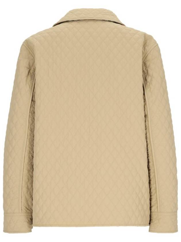 Check Reversible Quilted Jacket Beige - BURBERRY - BALAAN 4