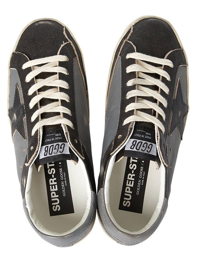 Superstar Low Top Sneakers Black Grey - GOLDEN GOOSE - BALAAN 3