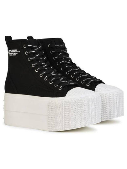 Marc Jacobs 'Hight Top Platform' Black Tela Sneakers - MARC JACOBS - BALAAN 2