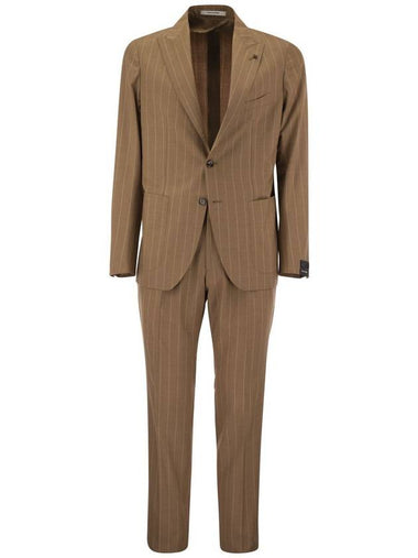 Pinstripe suit in wool and silk - TAGLIATORE - BALAAN 1