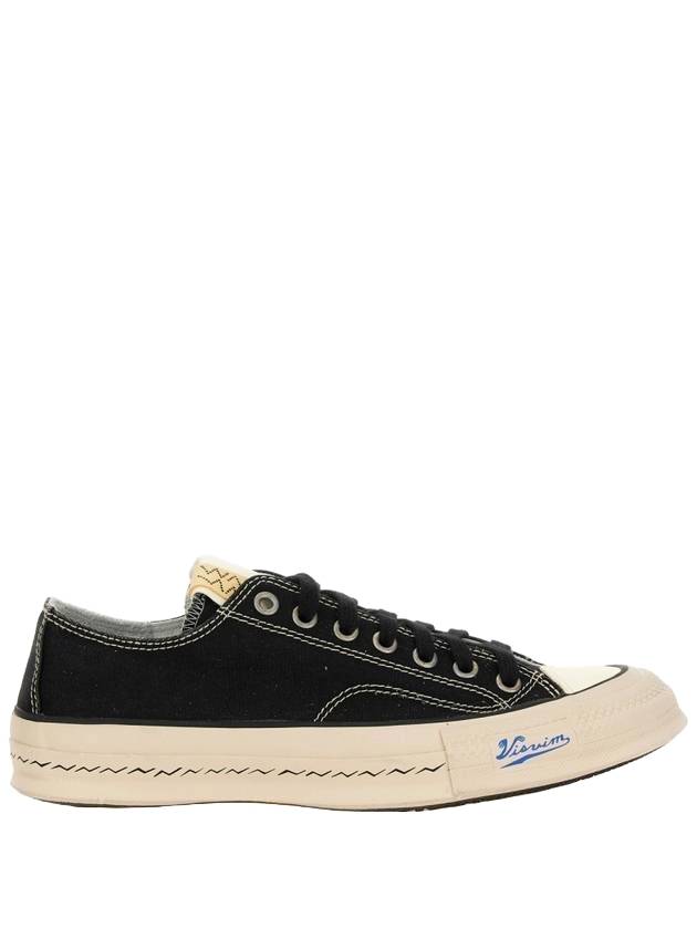 Cotton Low-Top Sneakers Black - VISVIM - BALAAN 1