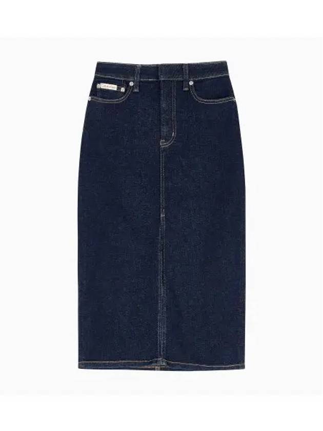 JEANS Women s Pencil Denim Skirt J225581 1AP - CALVIN KLEIN - BALAAN 1