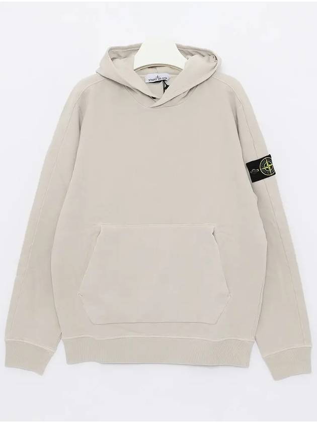 Compass Logo Patch Hoodie Ice - STONE ISLAND - BALAAN 4