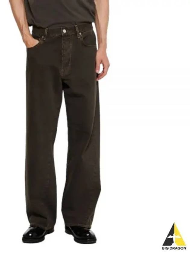 WIDE TWIST VINATGE BROWN 5080 denim pants - SUNFLOWER - BALAAN 1