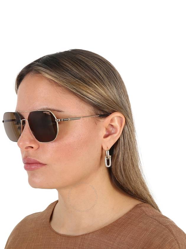 Carrera Brown Pilot Unisex Sunglasses CARRERA 1035/GS 0J5G/70 58 - CARRERA - BALAAN 2