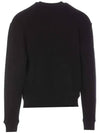 Bold Fox Head Cotton Sweatshirt Black - MAISON KITSUNE - BALAAN 3