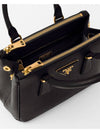 Galleria Saffiano Leather Mini Tote Bag Black - PRADA - BALAAN 5