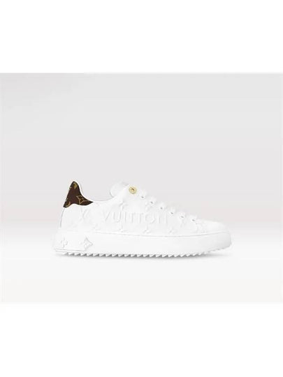 Time Out Monogram Tab Low Top Sneakers White - LOUIS VUITTON - BALAAN 2