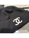 CC Logo Beanie Basic Fur Hat Women Men Unisex Black - CHANEL - BALAAN 7