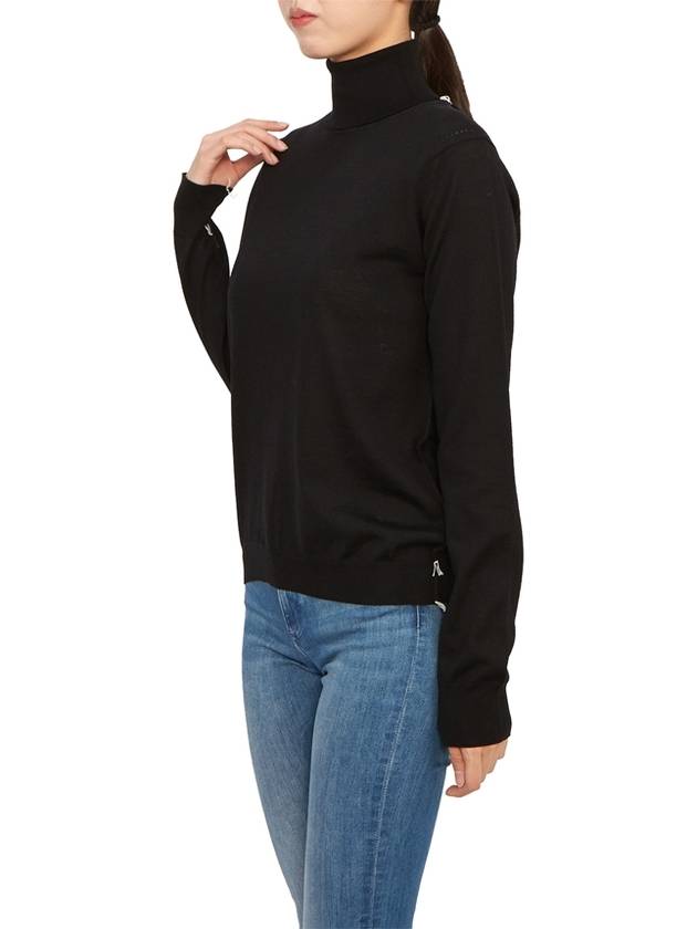 Women's Work In Progress Turtleneck Black - MAISON MARGIELA - BALAAN 6