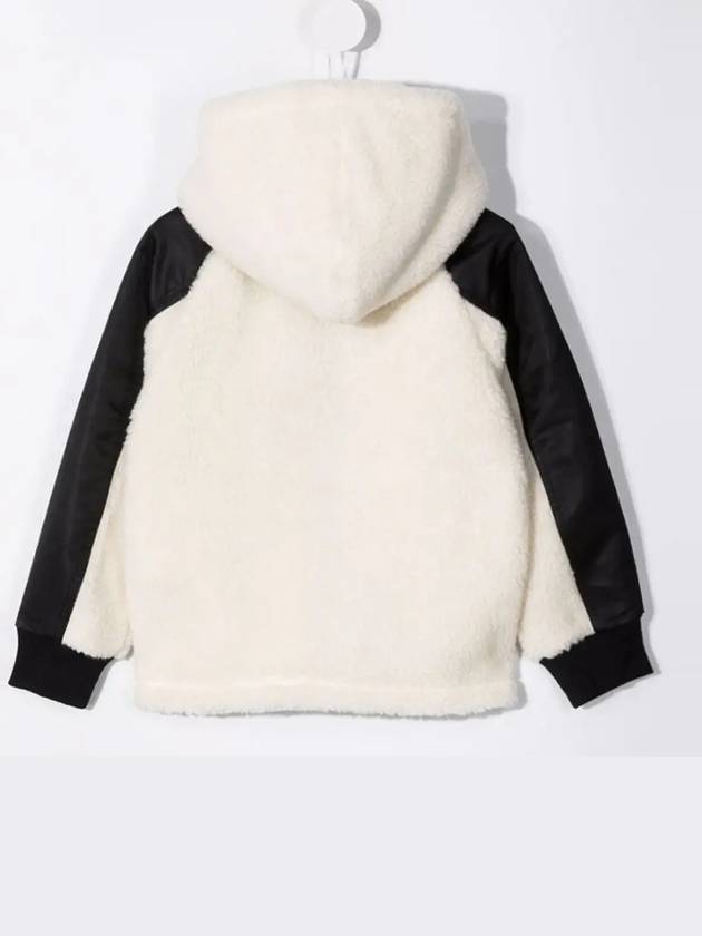 Kids Panel Hooded Jacket White 8G786 20 809BY 050 - MONCLER - BALAAN 3