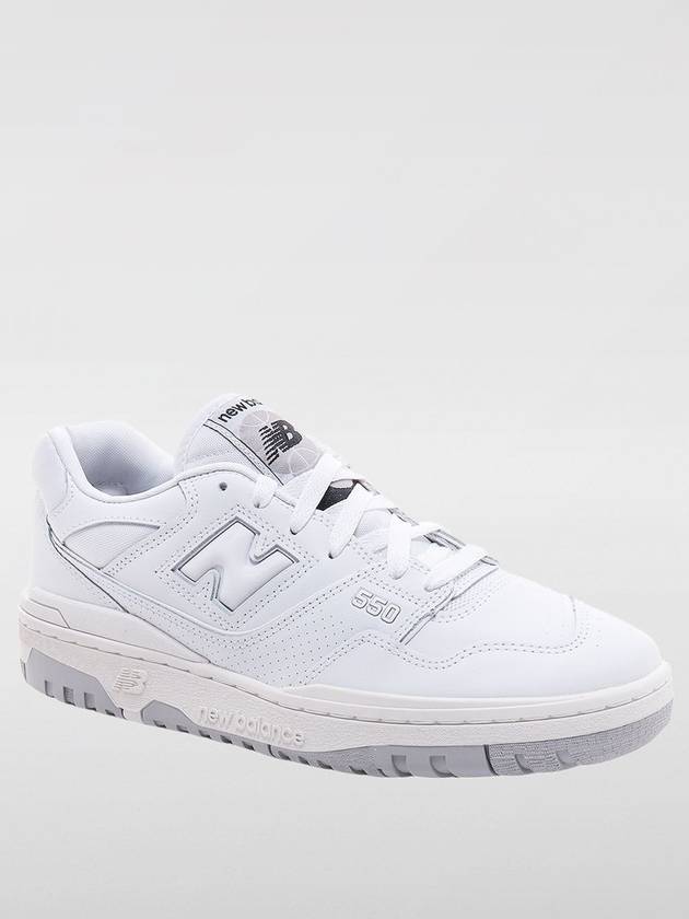 550 Logo Low Top Sneakers Grey White - NEW BALANCE - BALAAN 3