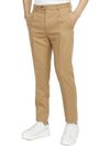 Pressed Crease Wool Straight Pants Beige - ETRO - BALAAN 6