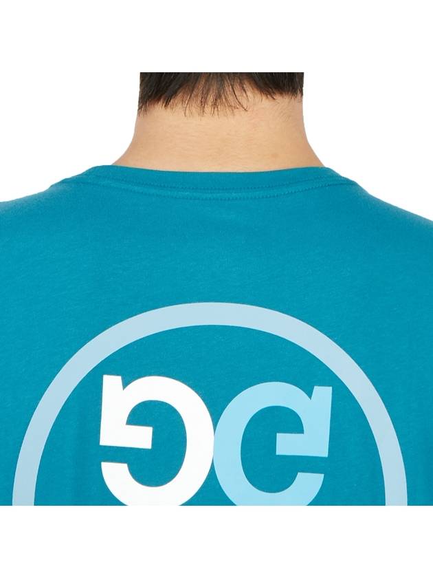 back logo short sleeve t-shirt blue - G/FORE - BALAAN 8