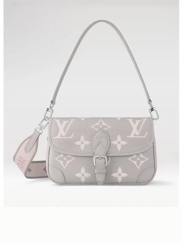 Diane Monogram Empreinte Shoulder Bag Grey - LOUIS VUITTON - BALAAN 2