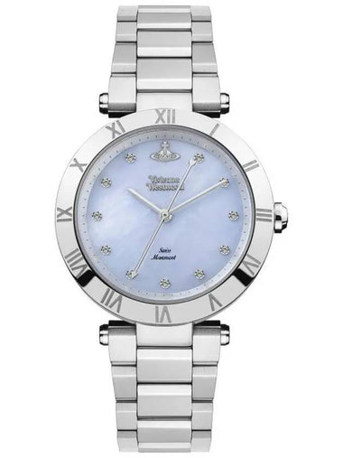 Montagu Metal Watch Blue Silver - VIVIENNE WESTWOOD - BALAAN 1