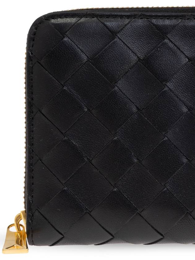 Bottega Veneta Leather Wallet, Women's, Black - BOTTEGA VENETA - BALAAN 5