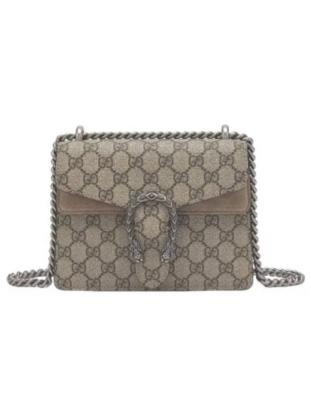 Mini Dionysus GG Supreme Canvas Shoulder Bag Beige - GUCCI - BALAAN 1