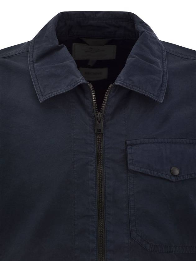 Garment-dyed shirt jacket in pure cotton - WOOLRICH - BALAAN 4