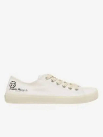 Tabi Canvas Low Top Sneakers White - MAISON MARGIELA - BALAAN 2