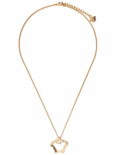 Greca Medusa Curve Necklace Gold - VERSACE - BALAAN 2