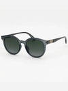 Eyewear Logo Round Sunglasses Grey - GUCCI - BALAAN 8