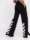 bag Diag logo side slit track pants black - OFF WHITE - BALAAN 7