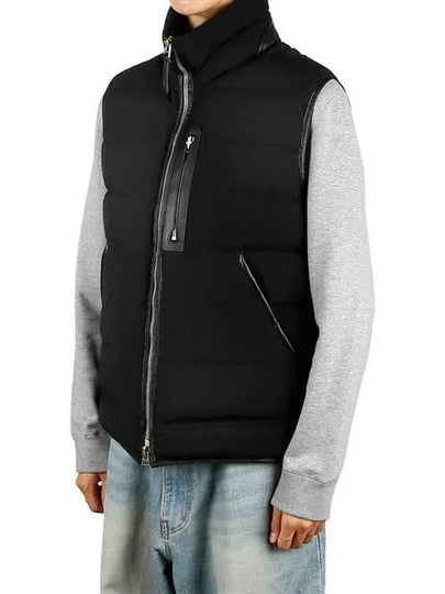 Goose Down Padded Vest Black - TOM FORD - BALAAN 2