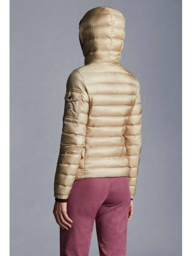 Women's BLES Hood Lightweight Padding Beige - MONCLER - BALAAN.