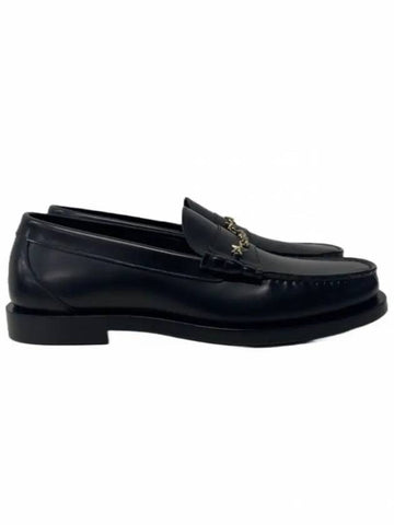 MOCCA NIOBLACK GOLD Men's Mocha Loafers - JIMMY CHOO - BALAAN 1